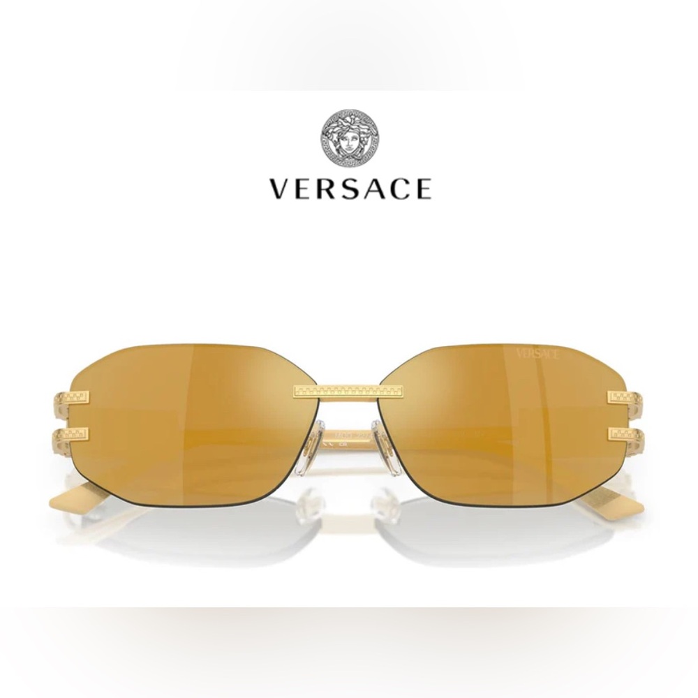 Versace 2274 1002 Gold Sunglasses